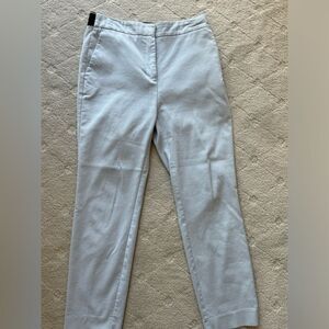 Zara  elastic waist pants , trousers in light blue with pockets sz L